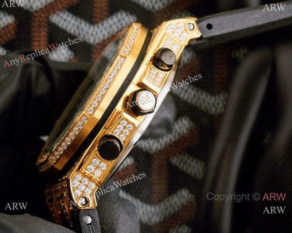 High Quality Copy Audemars Piguet Royal Oak Offshore Full Diamond Watch 44mm High Quality Copy Audemars Piguet Royal Oak Offshore Full Diamond Watch 44mm