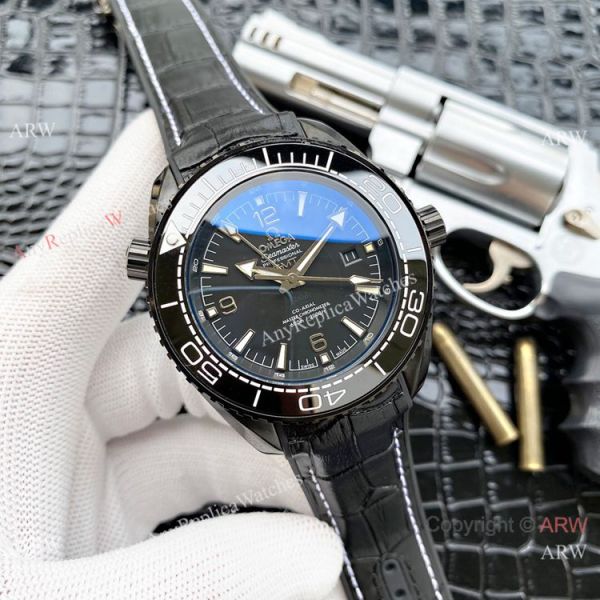 Faux Omega Seamaster Planet Ocean GMT Watches Blue Case Faux Omega Seamaster Planet Ocean GMT Watches Blue Case