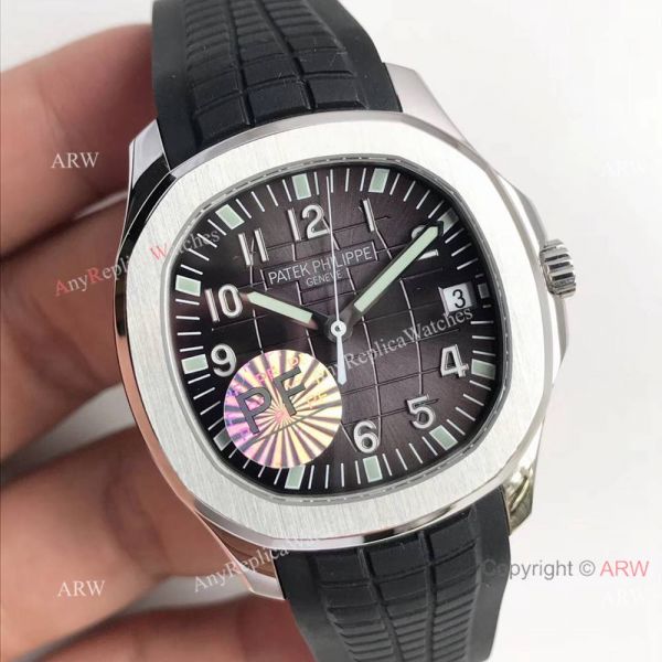 Copy Swiss Cal 324 Patek Philippe Aquanaut Grey Dial Watch Copy Swiss Cal 324 Patek Philippe Aquanaut Grey Dial Watch