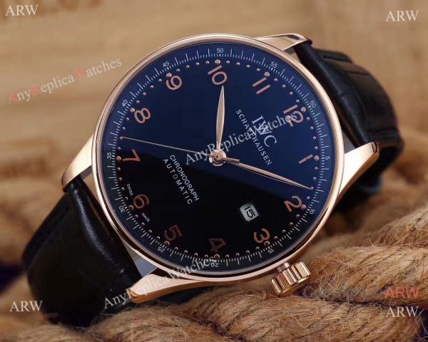 New Replica IWC Portuguese Automatic Rose Gold Mens Watch New Replica IWC Portuguese Automatic Rose Gold Mens Watch