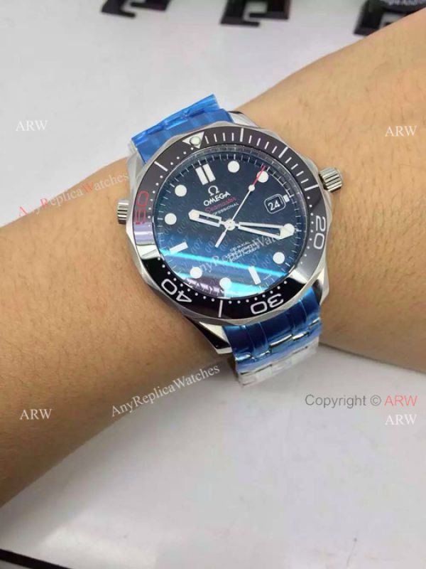 The 50th Anniversary Omega Replica Watches James Bond Black Dial The 50th Anniversary Omega Replica Watches James Bond Black Dial