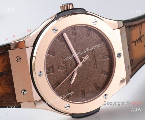 Swiss Grade Copy Hublot Classic Fusion V3 HUB1100 Watch Berluti Strap Swiss Grade Copy Hublot Classic Fusion V3 HUB1100 Watch Berluti Strap