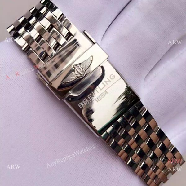 JF Best Replica Breitling Navitimer 01 43mm Watch Stainless Steel Black Face JF Best Replica Breitling Navitimer 01 43mm Watch Stainless Steel Black Face