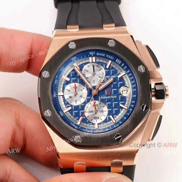 Fake Audemars Piguet For Sale 44mm Rose Gold Blue Dial Mens Watch Fake Audemars Piguet For Sale 44mm Rose Gold Blue Dial Mens Watch