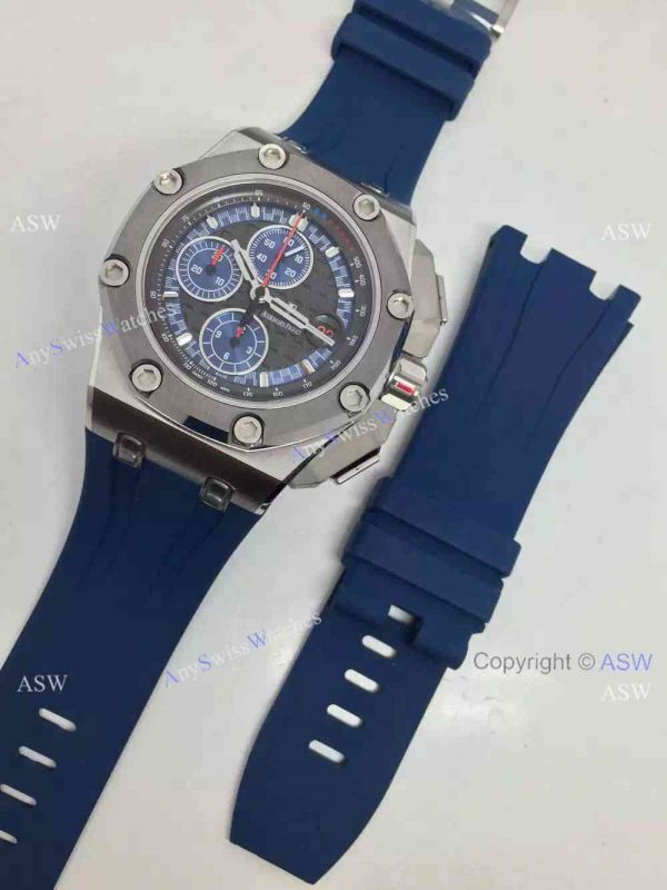 Swiss 3126 Audemars Piguet Michael Schumacher Blue Face Chronograph watch Swiss 3126 Audemars Piguet Michael Schumacher Blue Face Chronograph watch