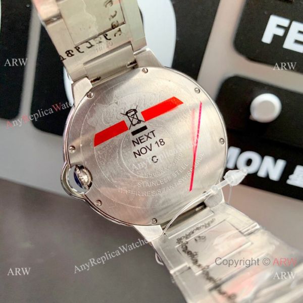 Cartier Ballon Bleu de Stainless Steel 42mm Watch New Blue Face Cartier Ballon Bleu de Stainless Steel 42mm Watch New Blue Face
