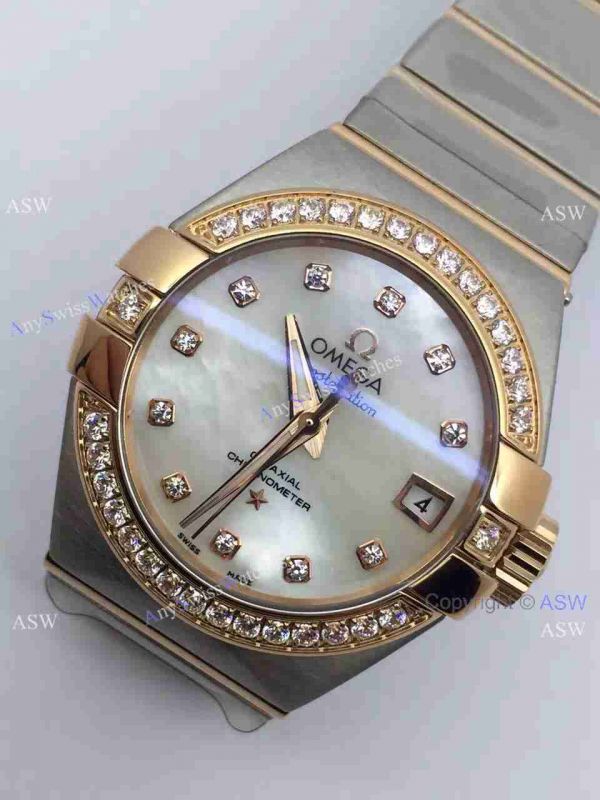 Replica Swiss Omega Constellation Watch Diamond Dial Replica Swiss Omega Constellation Watch Diamond Dial