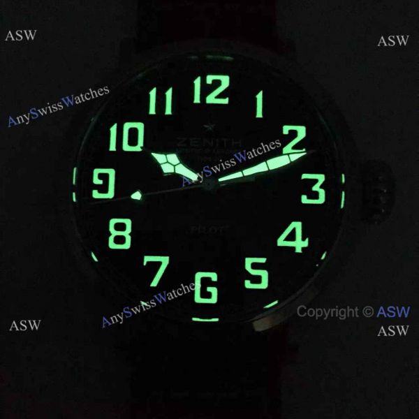 Swiss Knockoff Zenith Pilot Watch Brown Leather Swiss Knockoff Zenith Pilot Watch Brown Leather