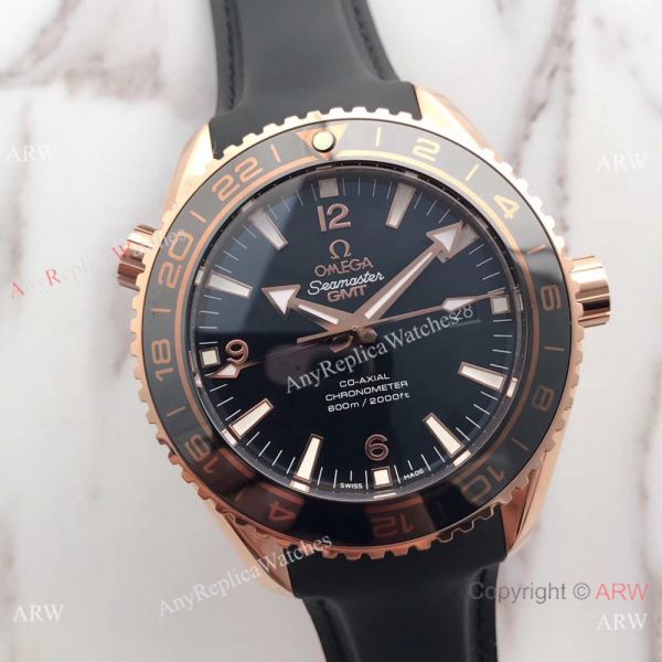New Version of Seamaster 600m GMT Black Rubber copy Watch Omega Swiss New Version of Seamaster 600m GMT Black Rubber copy Watch Omega Swiss