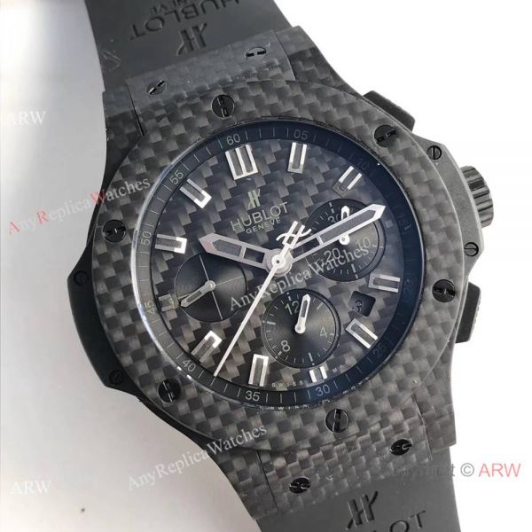 Replica Hublot Big Bang Black Carbon-Fiber Case Watch 4100 Swiss Grade Replica Hublot Big Bang Black Carbon-Fiber Case Watch 4100 Swiss Grade