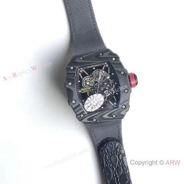 Richard Mille Rafael Nadal RM35-01 Fake watch Gray Nylon Strap Richard Mille Rafael Nadal RM35-01 Fake watch Gray Nylon Strap