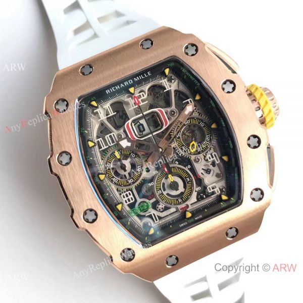 KV Factory Swiss Grade Richard Mille Flyback RM 11-03 Replica Watch Rose Gold Skeleton KV Factory Swiss Grade Richard Mille Flyback RM 11-03 Replica Watch Rose Gold Skeleton