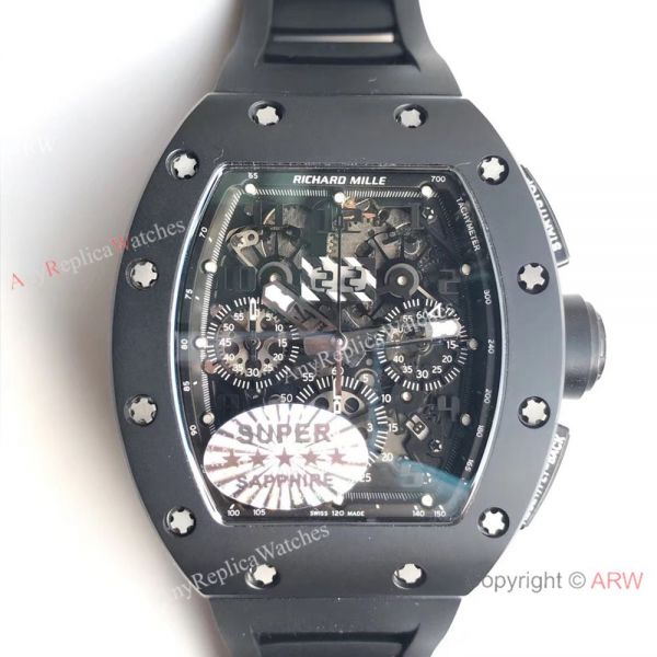 Swiss Richard Mille Bubba Watson RM055 White Ceramic Knockoff Watches Swiss Richard Mille Bubba Watson RM055 White Ceramic Knockoff Watches