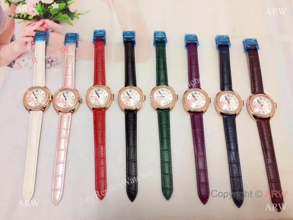 Japan Quartz Replica Cle de Cartier Lady Watch Rose Gold Pink Version Japan Quartz Replica Cle de Cartier Lady Watch Rose Gold Pink Version