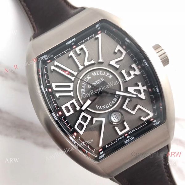 Swiss 1:1 Knock off Franck Muller V45 Titanium Watch Gray Face 45mm Swiss 1:1 Knock off Franck Muller V45 Titanium Watch Gray Face 45mm