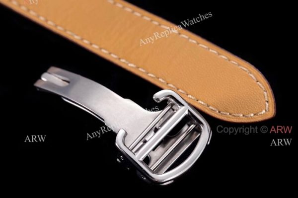 2018 New Santos De Cartier Watch Collection Cartier Santos Brown Leather Strap White Roman Dial Watches 2018 New Santos De Cartier Watch Collection Cartier Santos Brown Leather Strap White Roman Dial Watches
