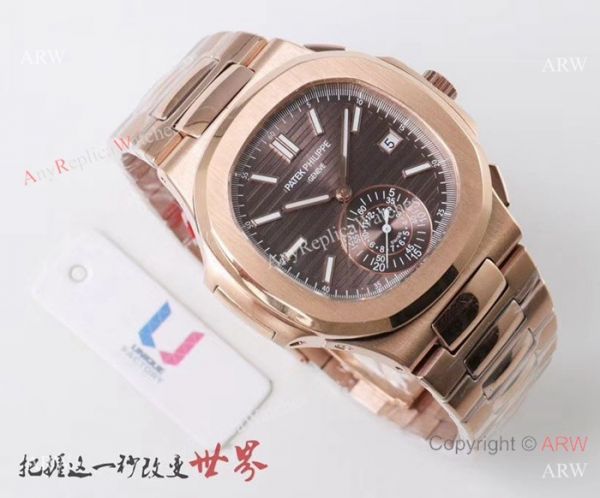 Swiss Replica Patek Philippe Nautilus 7750 Two Tone Rose Gold Watches Swiss Replica Patek Philippe Nautilus 7750 Two Tone Rose Gold Watches