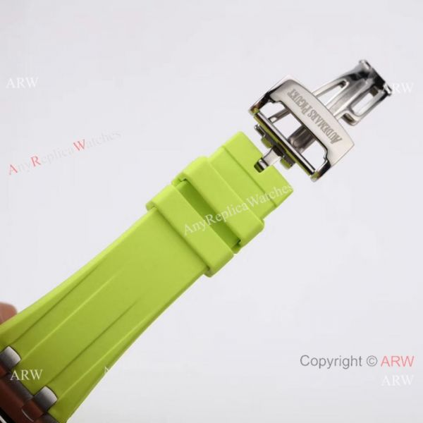 Audemars Piguet Knock off Watches / Women Size / Royal Oak offshore SS Green Dial Audemars Piguet Knock off Watches / Women Size / Royal Oak offshore SS Green Dial
