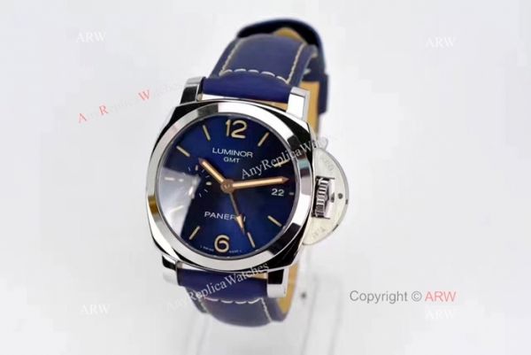 Swiss Replica Panerai Luminor GMT Limited Edition SS Blue Watch PAM 688 Swiss Replica Panerai Luminor GMT Limited Edition SS Blue Watch PAM 688
