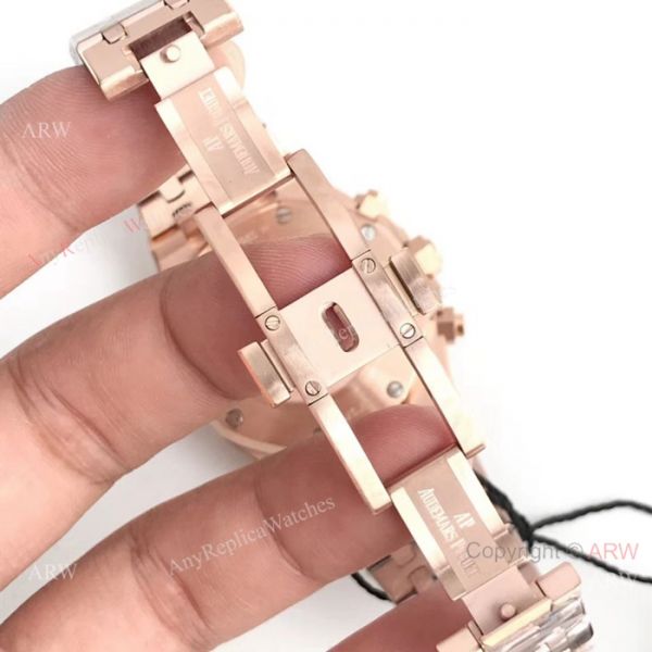 Swiss 7750 Replica Audemars Piguet Royal Oak Rose Gold Chronograph Dial Watches Swiss 7750 Replica Audemars Piguet Royal Oak Rose Gold Chronograph Dial Watches