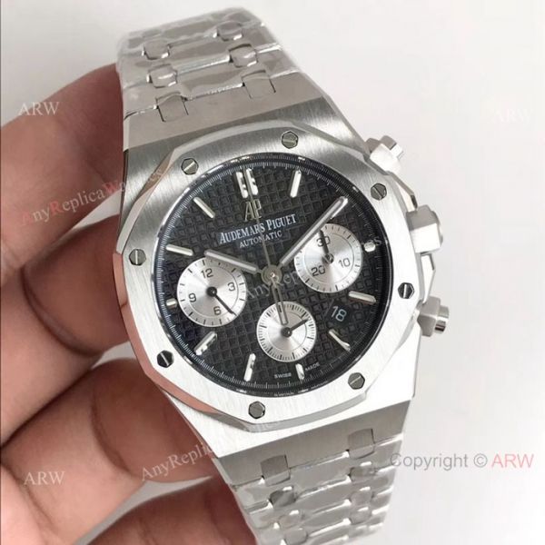 Swiss 7750 Royal Oak Audemars Piguet Replica Watch Stainless Steel Black Dial Swiss 7750 Royal Oak Audemars Piguet Replica Watch Stainless Steel Black Dial