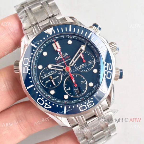 Swiss Grade Omega Seamaster 300 Replica Watch Stainless Steel Blue Dial Swiss Grade Omega Seamaster 300 Replica Watch Stainless Steel Blue Dial