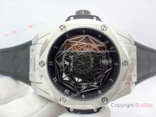 Swiss Grade Hublot Big Bang Sang Bleu Stainless Steel Watch 2019 Replica Swiss Grade Hublot Big Bang Sang Bleu Stainless Steel Watch 2019 Replica