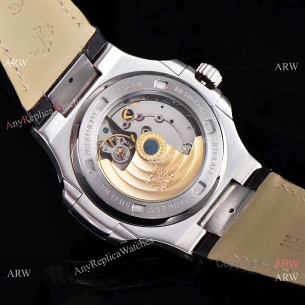 Copy Patek Philippe Nautilus White Face Travel Time Automatic Watches Copy Patek Philippe Nautilus White Face Travel Time Automatic Watches