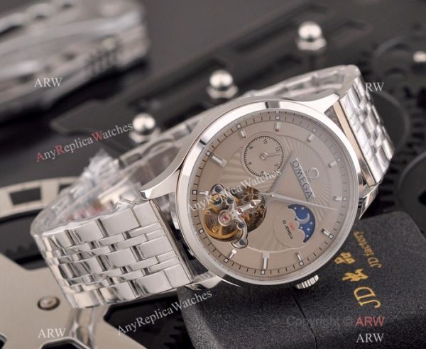 Best Replica Omega Tourbillon Moonphase Movement Stainless Steel Watch Best Replica Omega Tourbillon Moonphase Movement Stainless Steel Watch