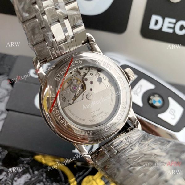 Clone Omega De Ville Stainless Steel Black 42MM Watches New Clone Omega De Ville Stainless Steel Black 42MM Watches New