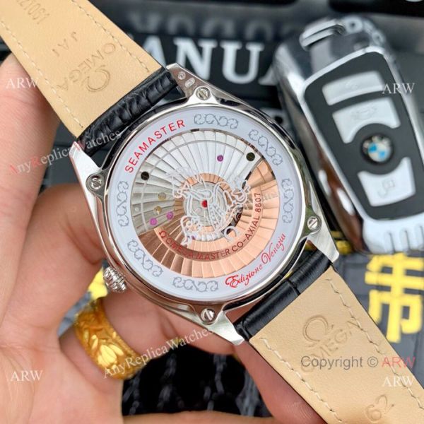 Swiss 8807 Omega Seamaster Edizione Venezia Replica Watches Rose Gold Swiss 8807 Omega Seamaster Edizione Venezia Replica Watches Rose Gold
