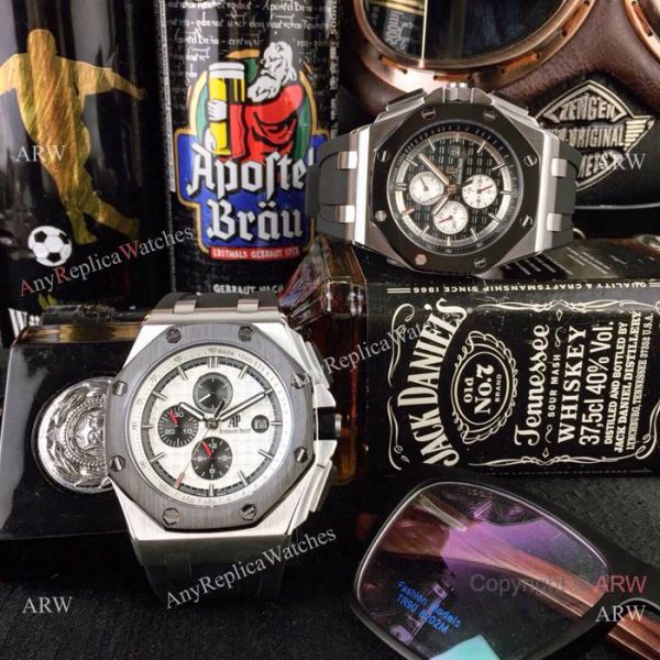 Fake Audemars Piguet Royal Oak Offshore Automatic watch SS White Dial Fake Audemars Piguet Royal Oak Offshore Automatic watch SS White Dial