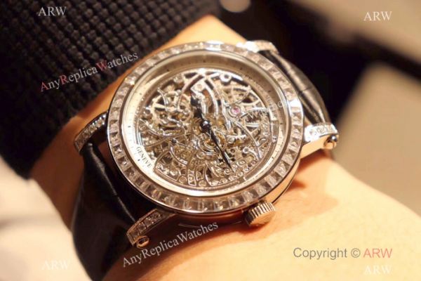New Replica Franck Muller Round Skeleton Watch SS Diamond Bezel New Replica Franck Muller Round Skeleton Watch SS Diamond Bezel