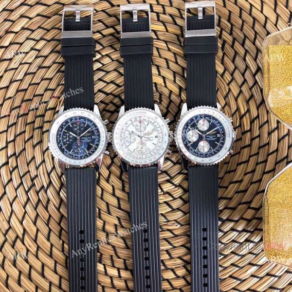 Breitling Navitimer Rubber Strap Edition Speciale Replica Watches White Face Breitling Navitimer Rubber Strap Edition Speciale Replica Watches White Face