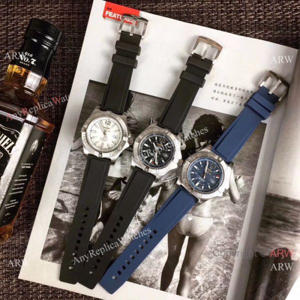 Fake Breitling COLT Automatic Blue Dial Blue Rubber Band Mens Watch Fake Breitling COLT Automatic Blue Dial Blue Rubber Band Mens Watch