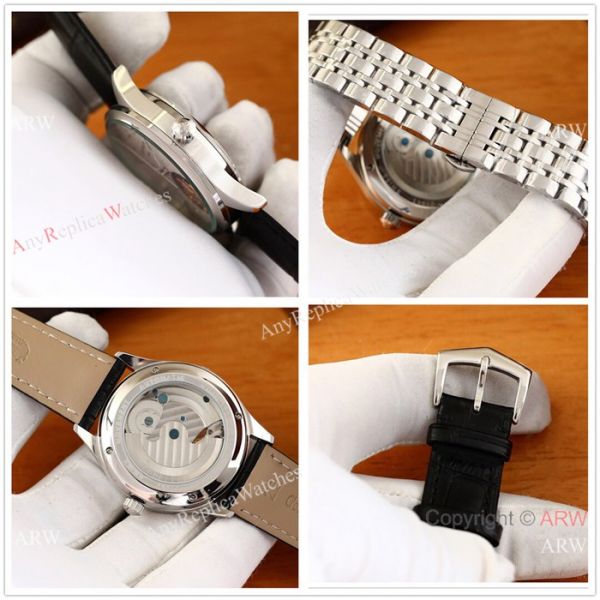 Patek Philippe Calatrava Copy Watches Two Tone Rose Gold Black Face Patek Philippe Calatrava Copy Watches Two Tone Rose Gold Black Face