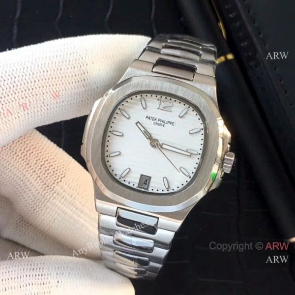Fake Patek Philippe Nautilus Womens Watches SS Black Face QUARTZ Fake Patek Philippe Nautilus Womens Watches SS Black Face QUARTZ