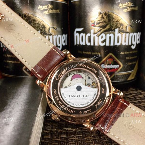 New Replica Cartier Ronde Solo Watches Rose Gold Automatic Movement New Replica Cartier Ronde Solo Watches Rose Gold Automatic Movement