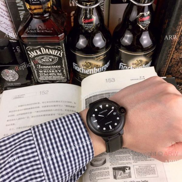 Replica Cartier Ballon Bleu de Black PVD watches New Model Replica Cartier Ballon Bleu de Black PVD watches New Model