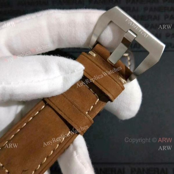 Copy Panerai Luminor FLYBACK SS Brown Leather Band Watch PAM524 Copy Panerai Luminor FLYBACK SS Brown Leather Band Watch PAM524
