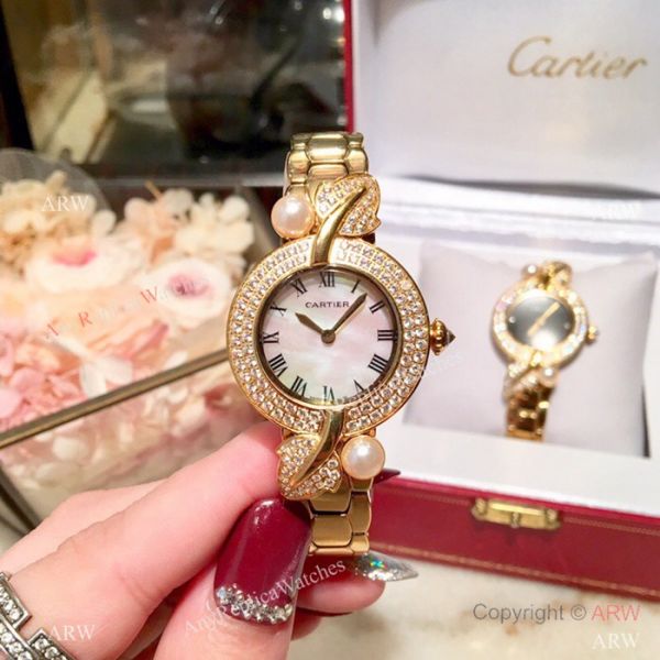 Swiss Quality Cartier Sapphire glass Yellow Gold Watch 33mm Swiss Quality Cartier Sapphire glass Yellow Gold Watch 33mm