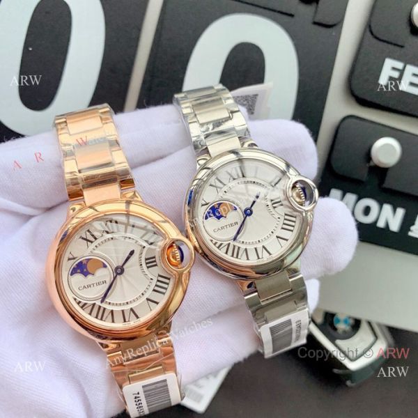 Replica Cartier Ballon Bleu Moonphase Rose Gold Quartz Watch Replica Cartier Ballon Bleu Moonphase Rose Gold Quartz Watch