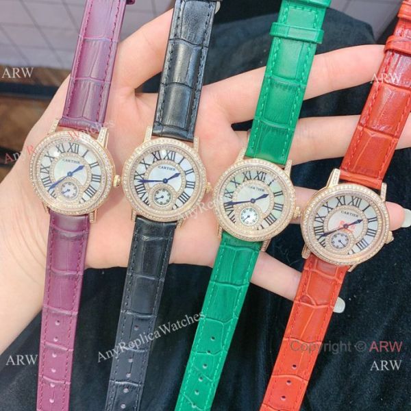 Cartier fashion watches for Women Gold Diamond Case Cartier fashion watches for Women Gold Diamond Case