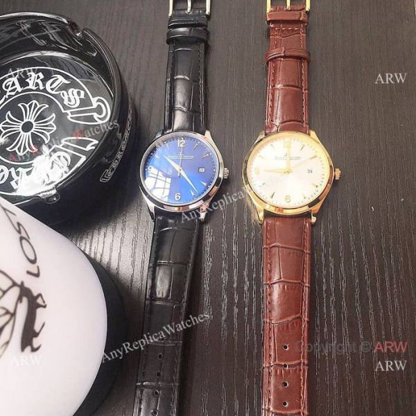 Jaeger leCoultre Master Ultra-Thin Men Watches SS Blue Dial Jaeger leCoultre Master Ultra-Thin Men Watches SS Blue Dial