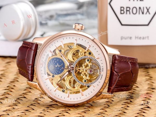 Copy Jaeger-Lecoultre Skeleton Moonphase Watches 43mm Copy Jaeger-Lecoultre Skeleton Moonphase Watches 43mm