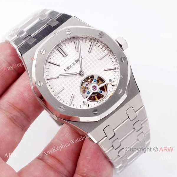 Swiss Replica Audemars Piguet Royal Oak Tourbillon SS Blue Dial watch 2924 Movement Swiss Replica Audemars Piguet Royal Oak Tourbillon SS Blue Dial watch 2924 Movement