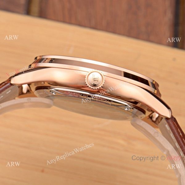 Best Copy Jaeger-LeCoultre Master Rose Gold Silver Face Watch Simple Design Best Copy Jaeger-LeCoultre Master Rose Gold Silver Face Watch Simple Design