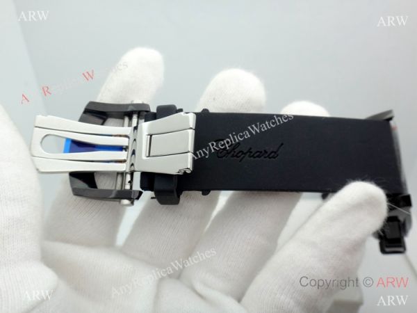 Fake Chopard Alfa Romeo Chronograph Black Dial Watch Red Hands Fake Chopard Alfa Romeo Chronograph Black Dial Watch Red Hands