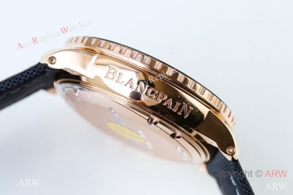 Swiss Grade Blancpain Fifty Fathoms Automatique Rose Gold Watch Best Replica 1:1 Swiss Grade Blancpain Fifty Fathoms Automatique Rose Gold Watch Best Replica 1:1