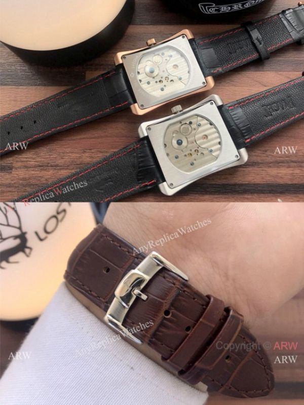 2019 Replica Piaget Black Tie Watches Power Reserve Face Brown Leather Band 2019 Replica Piaget Black Tie Watches Power Reserve Face Brown Leather Band